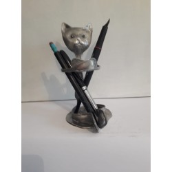 Porte crayon chat
