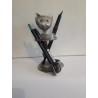 Porte crayon chat