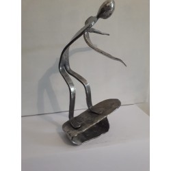 Sculpture surfeur